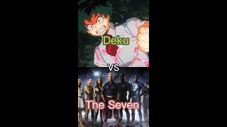 Deku vs. The Seven (My Hero Academia vs. The Boys)