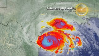 Tracking Hurricane Harvey 8/25 9AM