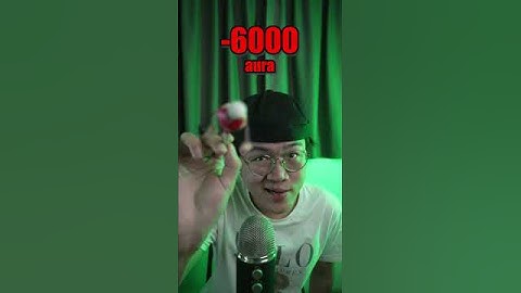 Thumbnail of you have -10,000 AURA 💀 #asmr