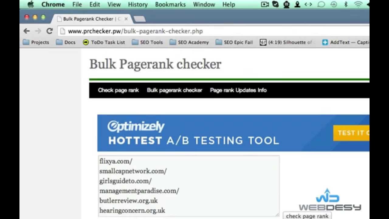bulk page rank checker