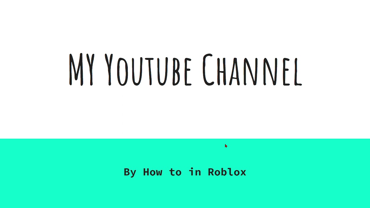 Intro To My Yt Channel YouTube intro-to-my-yt-channel-youtube