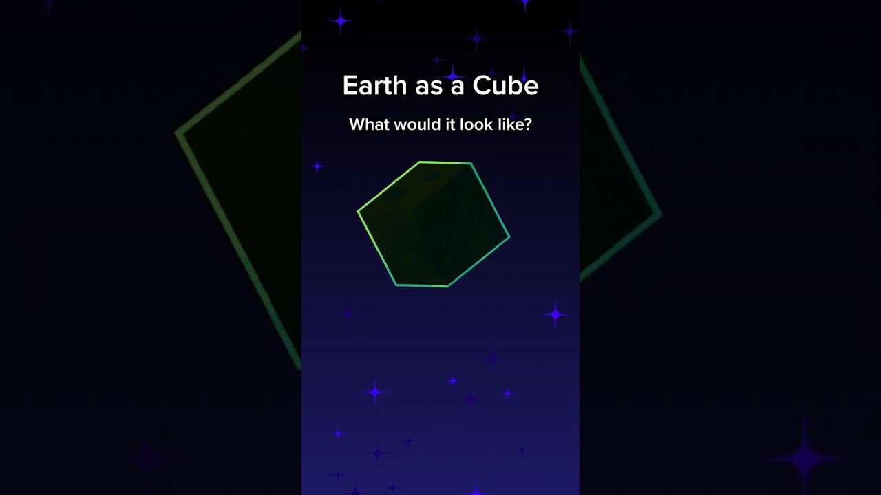 Earth as a Cube – What Would It Look Like? #shorts #kurzgesagt