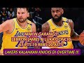 Luka Doncic and LeBron James Makin Ganas! 63 Pts 19 Reb 20 Ast - Lakers Menang vs Knicks 113 -109
