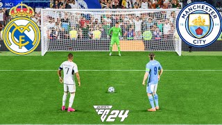 FIFA 24 | Mbappe vs Haaland | Real Madrid vs Manchester City | UCL FINAL | Penalty Shootout - PS5