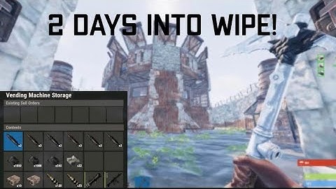 Console rust 2 days into wipe