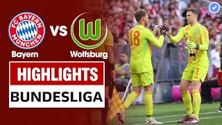 Highlights Bayern Munich vs Wolfsburg | Bàn mở điểm siêu hiểm hóc - trừng phạt sai lầm
