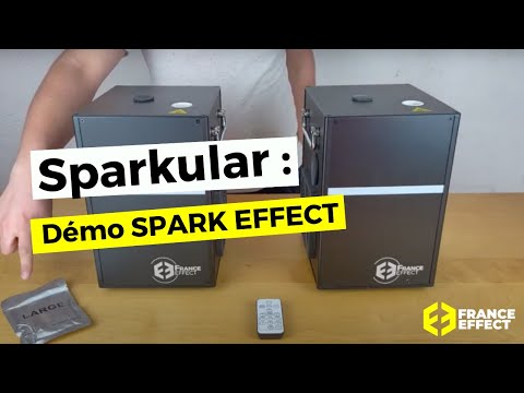 Sparkular - Spark Effect, machine à étincelles froides - France Effect 