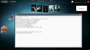 dead space 3 black screen fix