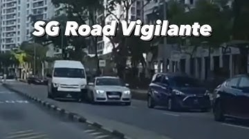 2mar2022  yishun ave 11 audi lane change without due care & hit private bus