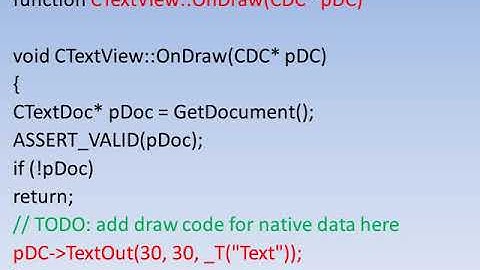 Text app MFC C++, VS 2019