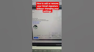 Thumbnail of 😏 How to add or remove a Gmail signature without changing your settings.