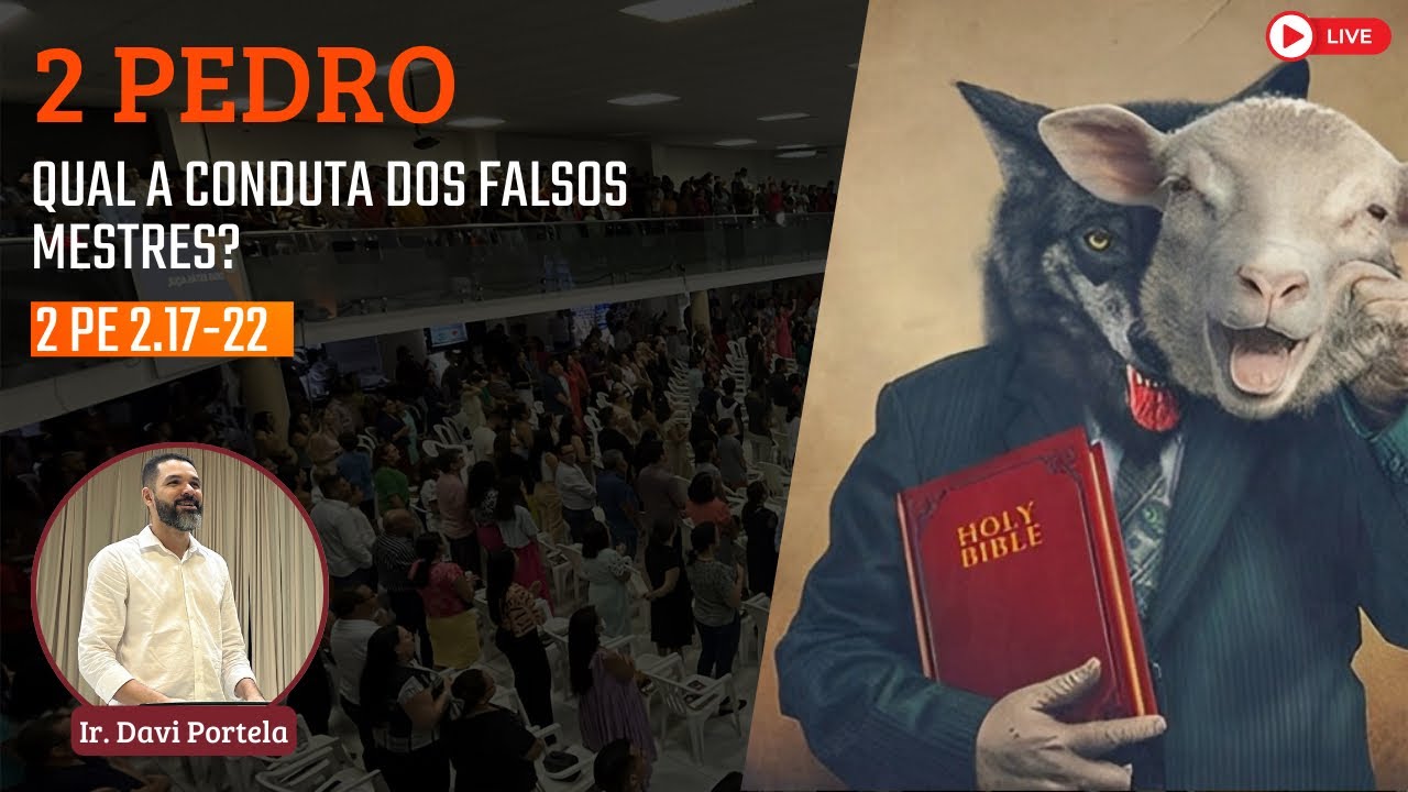 IBG Celebração | 21.01.2024 | 2 Pedro 2.17-22 com Ir. Davi Portela