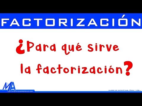 Video: ¿Por qué factorizar es el reverso de la multiplicación?