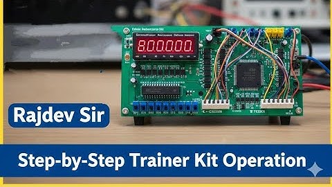 How to Use Microprocessor Trainer Kit | 8085/8086 Trainer Kit Tutorial for Beginners | Practical