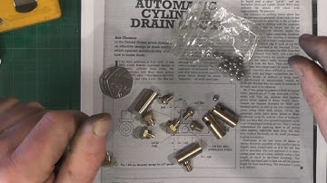 Build Your Own Beginners Steam Locomotive Series (Automatic Drain Cocks  Make & Fit) "mr factotum"