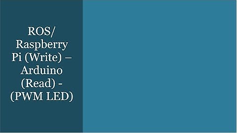 ROS-enabled Raspberry Pi / Arduino: Serial Communication Experiment (2)