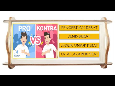 Materi Debat Kelas X Bagian 1 : Pengertian Debat, Jenis Debat, Unsur Debat dan Tata Cara Debat