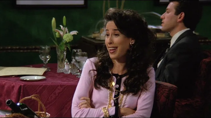 chandler and janice on a blind date for valentine'...