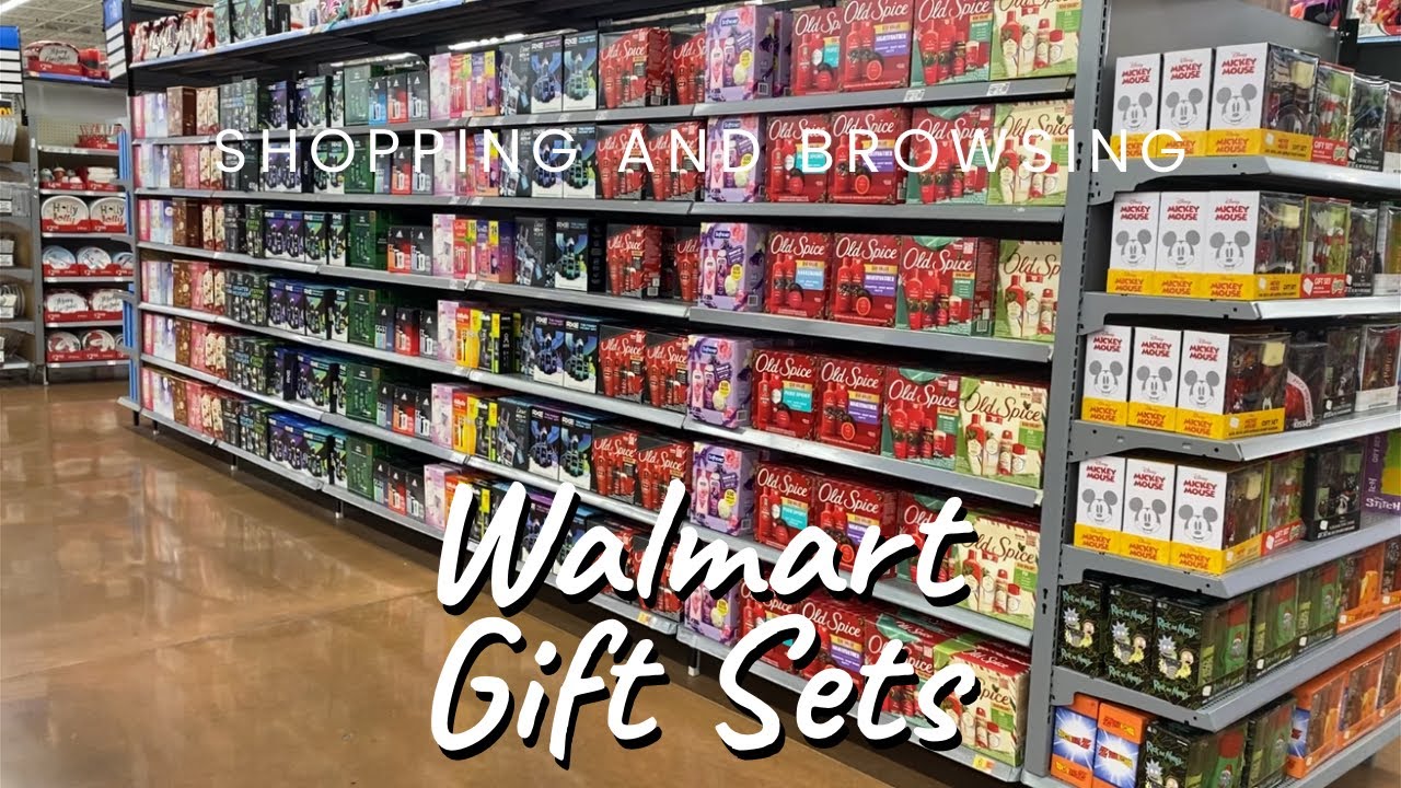 Walmart Comp Set WALMART CHRISTMAS GIFT IDEAS & GIFT SETS SHOP WITH ME * WALMART ...
