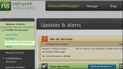 Transfer domain name from Network Solutions to InterServer