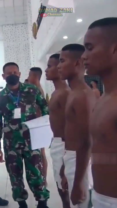 Kejadian Langkah !! Peserta Kembar Tiga Barengan ikut Seleksi Calon Tamtama TNI