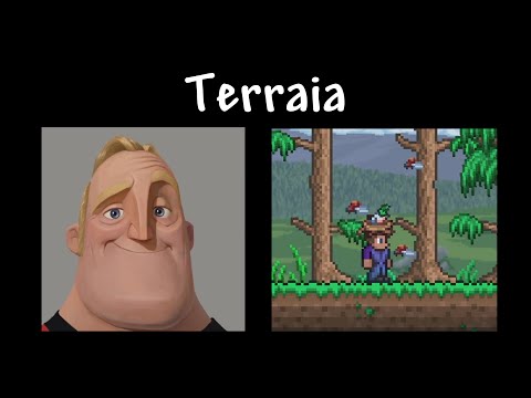 Mr Incredible Becoming Uncanny Meme (Terraria)