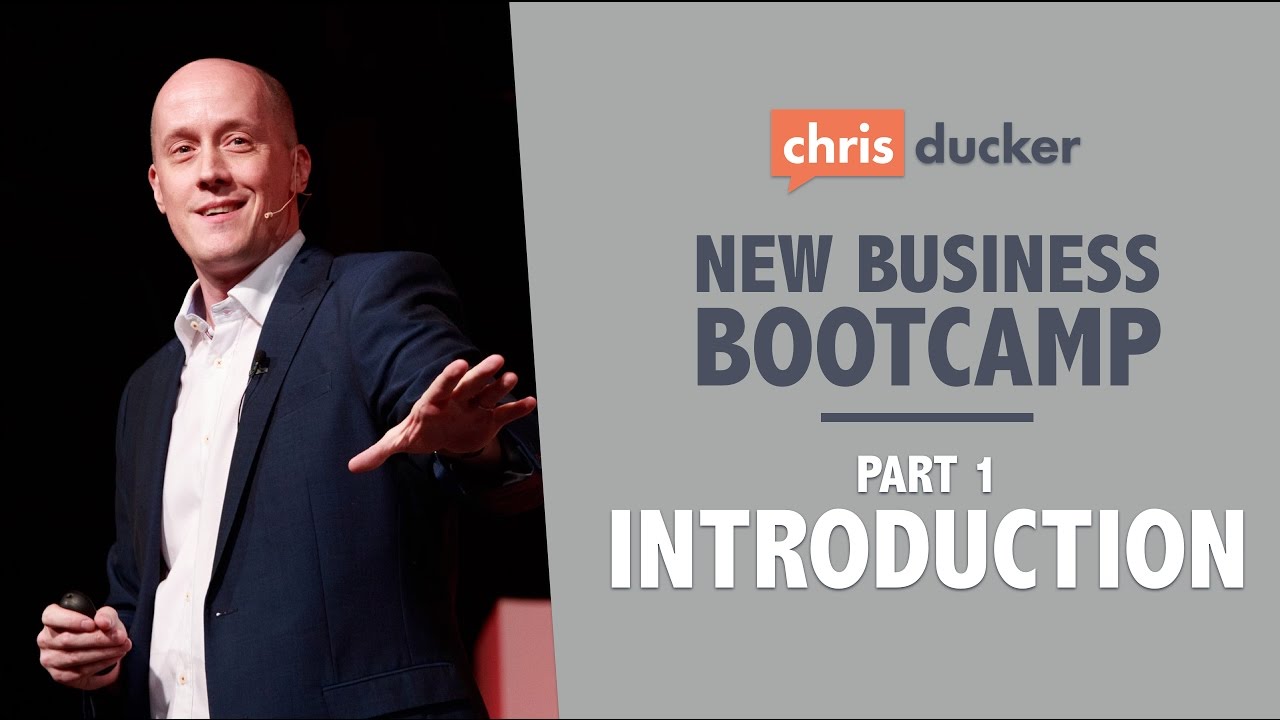 'New Business' Bootcamp - Day #1 - Introduction