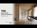 Teka parquet showroom real wood flooring gallery designed by aedi