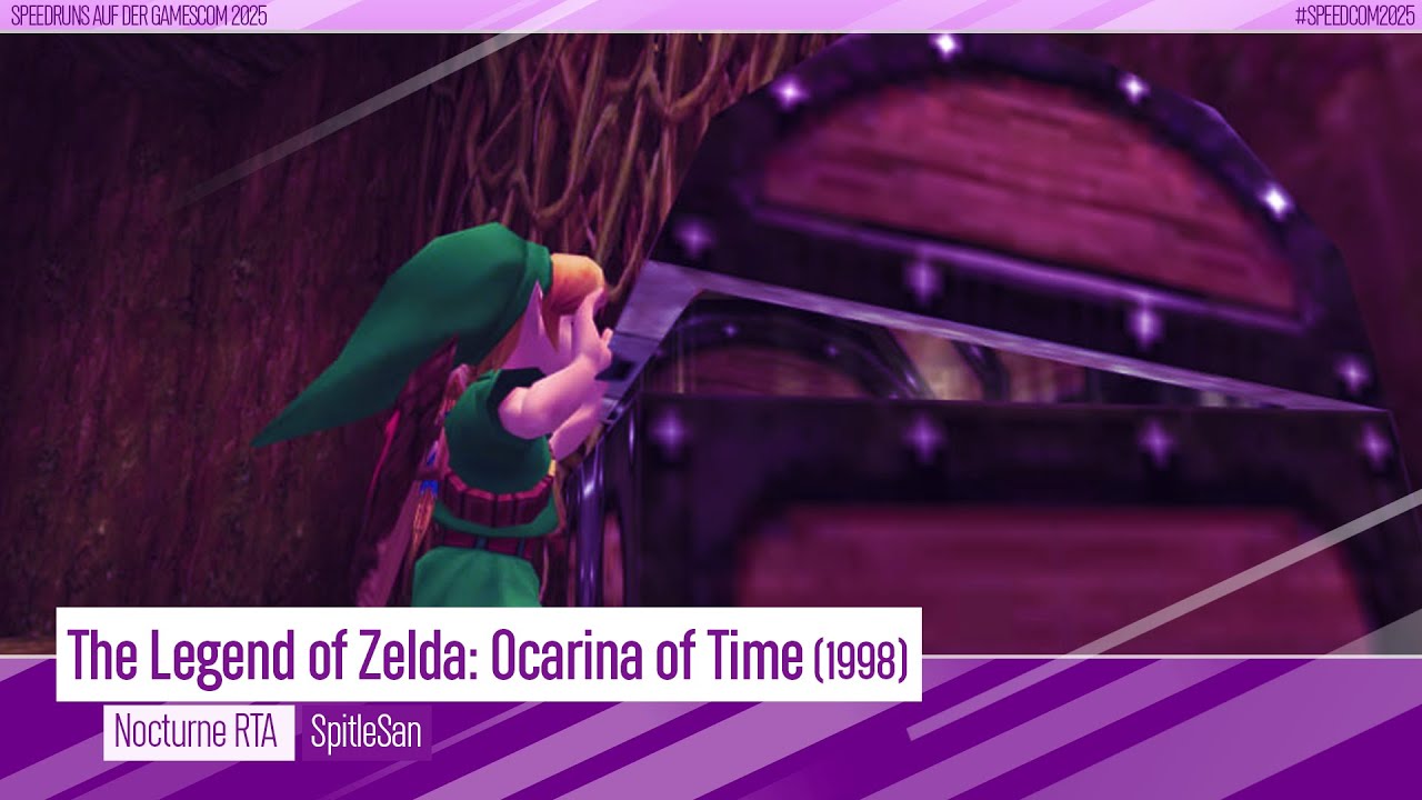 Speedruns auf der gamescom 2025 | The Legend of Zelda: Ocarina of Time (Nocturne RTA) von SpitleSan