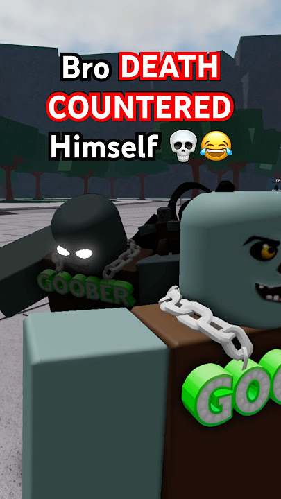 blud trolled himself with death counter @AndyRBX0  💀😂 The Strongest Battlegrounds ROBLOX #shorts