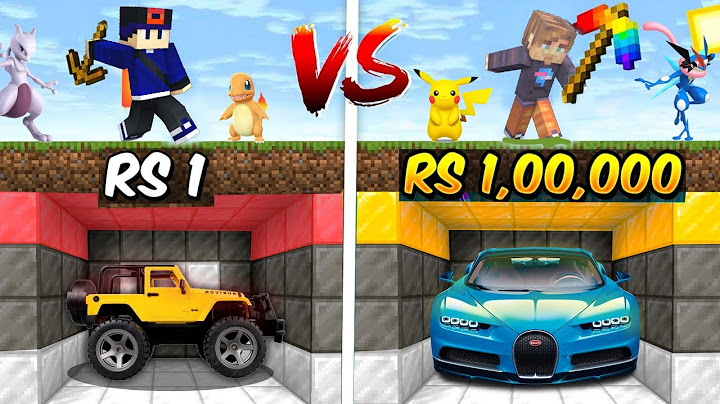 Rs1 vs Rs1,00,000 Expensive Car Mining Challenge in Minecraft!... (Hindi)