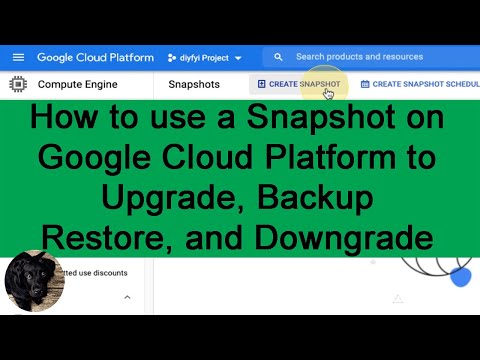 Video: Wie kann ich einen Google Cloud-Snapshot wiederherstellen?