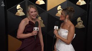 Annie Ray (2024 Music Educator Award) & Sza One-On-One Interview | 2024 Grammys