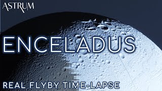 Raw Image Time Lapse Of Cassini's Enceladus Flyby