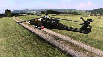 Apache longbow - AutoCAD / Showcase project