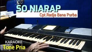 SO NIARAP Tone Pria - Karaoke lagu karo