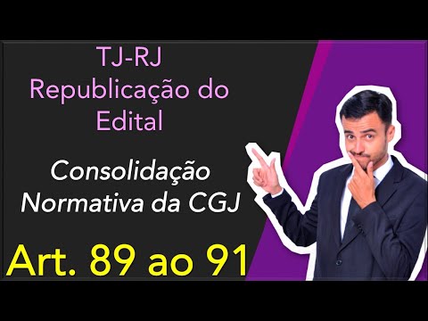 TJ-RJ | Consolidação