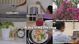 #38 A day in my life | Healthy lifestyle | Evening walk | Coconut Pulao Recipe | Sweet potato salad