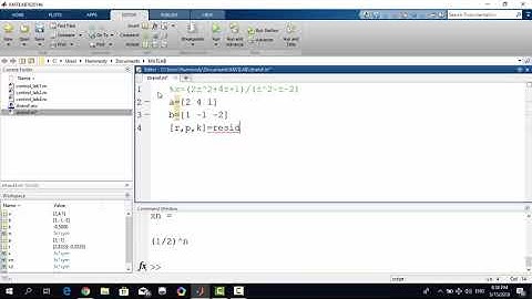 Z-Transform By MatLab (Arabic)