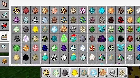 I Spawn All Mutant Eggs In Minecraft Pe