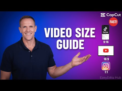 How to Change Video Size in CapCut PC 2026 (9:16, 16:9, 1:1 for TikTok/Instagram/YouTube)