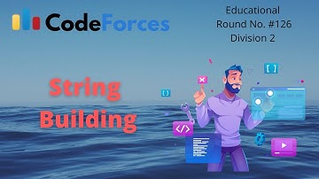 String Building CodeForces Educational Round #126 Div 2 Problem Solution #coding #codeforces #Hindi