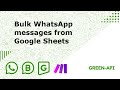 Bulk WhatsApp messages from Google Sheets