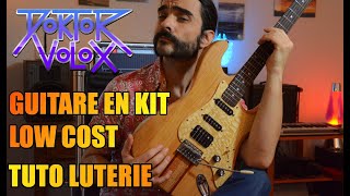 Video thumbnail of "TUTO LUTHERIE: test d'un kit guitare électrique low cost Stratocaster . giveaway over! wish"