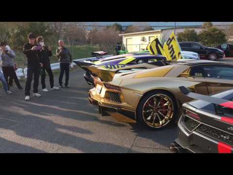 ランボルギーニ Lamborghini Aventador Exhaust Sound Stardropper Powercraft Capristo Youtube