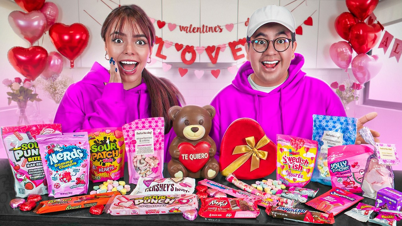 PROBANDO DULCES DE SAN VALETÍN CON MI NOVIO