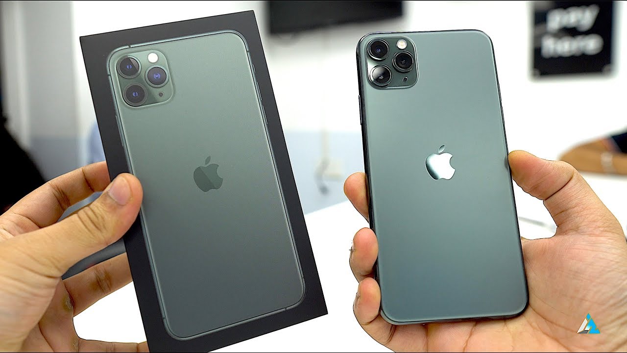 Apple Iphone 11 Pro Max Midnight Green Unboxing And Review Youtube