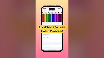 Fix iPhone Screen Color Glitch in 30 Seconds! (Easy iOS Trick) #shorts #iphone