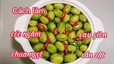 Mẹo Vặt/ Cách làm_CÓC NGÂM CHUA NGỌT Cay , Giòn Sần Sật Ai Ăn Cũng Thích_ Món Ngon Nhà Làm
