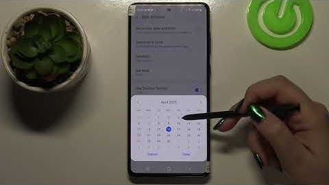 How to Change Date and Time in SAMSUNG Galaxy Note 10 Lite – Manage Time Zone